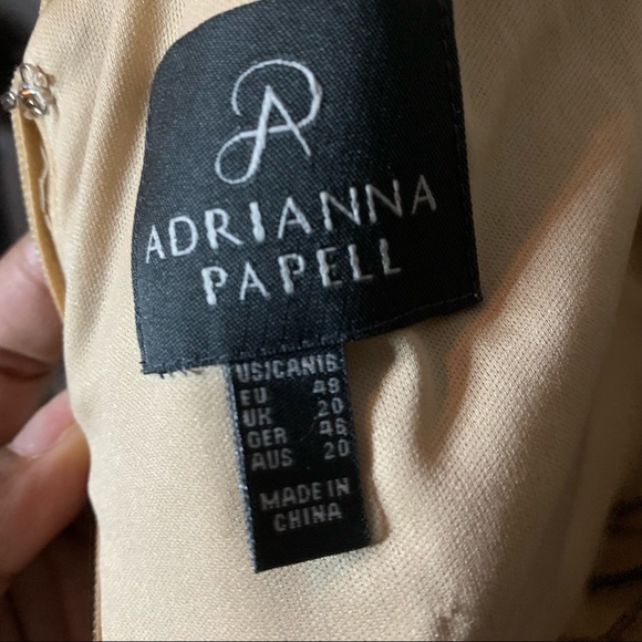 Adrianna Papell Gold Sequin Dress - Picture 9 of 9